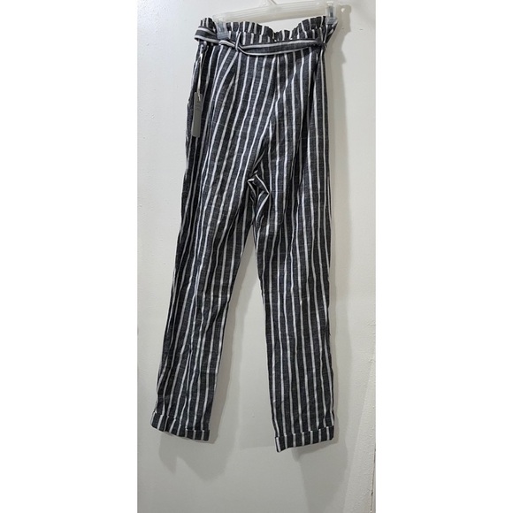 NWT - Iris Black and White Striped Trousers - Picture 2 of 12